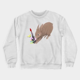 Bunny Hopping into Spring Crewneck Sweatshirt